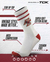 Boston College Eagles | Vintage | NCAA Mens and Womens Soft Cotton Sock