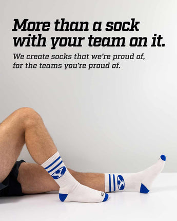 BYU Cougars | Vintage | NCAA Mens and Womens Soft Cotton Sock
