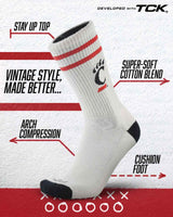 Cincinnati Bearcats | Vintage | NCAA Mens and Womens Soft Cotton Sock