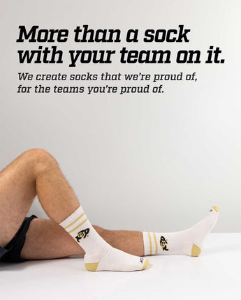 Colorado Buffaloes | Vintage | NCAA Mens and Womens Soft Cotton Sock