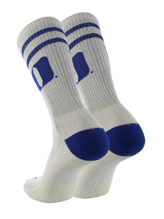 TCK socks Vintage Duke Blue Devils Socks NCAA Socks For Men and Womens Soft Cotton Sock