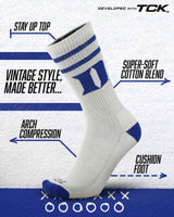 Duke Blue Devils | Vintage | NCAA Mens and Womens Soft Cotton Sock