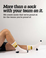 Iowa Hawkeyes | Vintage | NCAA Mens and Womens Soft Cotton Sock