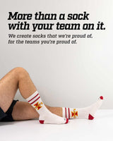 Iowa State Cyclones | Vintage | NCAA Mens and Womens Soft Cotton Sock