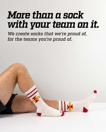 Iowa State Cyclones | Vintage | NCAA Mens and Womens Soft Cotton Sock
