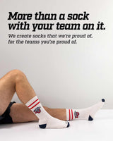 Liberty Flames | Vintage | NCAA Mens and Womens Soft Cotton Sock