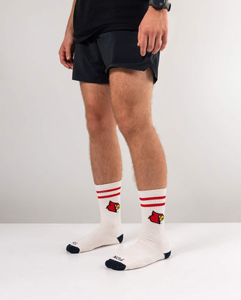 Louisville Cardinals | Vintage | NCAA Mens and Womens Soft Cotton Sock