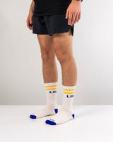 LSU Tigers | Vintage | NCAA Mens and Womens Soft Cotton Sock
