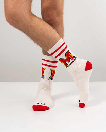 Maryland Terrapins | Vintage | NCAA Mens and Womens Soft Cotton Sock