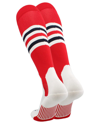 TCK socks Vintage Multi-Stripe Baseball Stirrup Socks