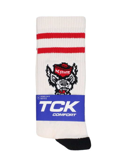 TCK socks Vintage NC State Wolfpack Socks NCAA Socks For Men and Womens Soft Cotton Sock