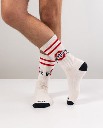 TCK socks Vintage Ohio State Buckeyes Socks NCAA Socks For Men and Womens Soft Cotton Sock
