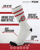 Ohio State Buckeyes | Vintage | NCAA Mens and Womens Soft Cotton Sock