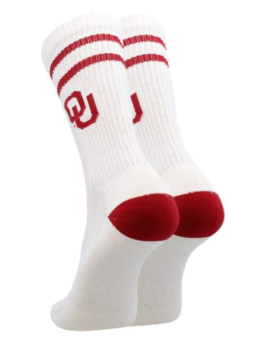 TCK socks Vintage Oklahoma Sooners Socks NCAA Socks For Men and Womens Soft Cotton Sock