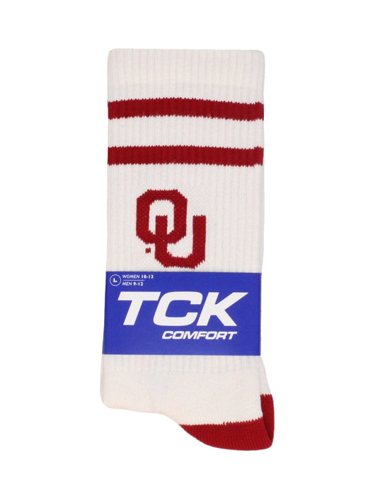 TCK socks Vintage Oklahoma Sooners Socks NCAA Socks For Men and Womens Soft Cotton Sock