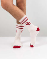 Oklahoma Sooners | Vintage | NCAA Mens and Womens Soft Cotton Sock
