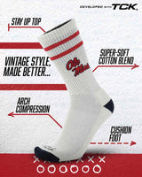Ole Miss Rebels | Vintage | NCAA Mens and Womens Soft Cotton Sock