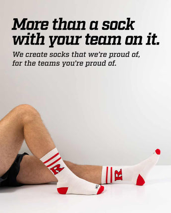 Rutgers Scarlet Knights | Vintage | NCAA Mens and Womens Soft Cotton Sock