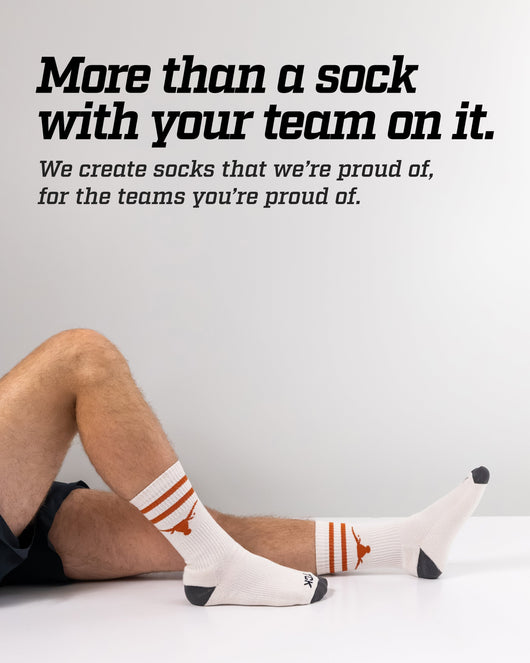 TCK socks Vintage Texas Longhorns Socks NCAA Socks For Men and Womens Soft Cotton Sock