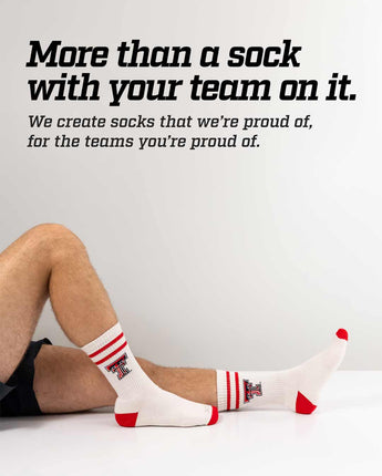 Texas Tech Red Raiders | Vintage | NCAA Mens and Womens Soft Cotton Sock