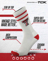 Texas Tech Red Raiders | Vintage | NCAA Mens and Womens Soft Cotton Sock