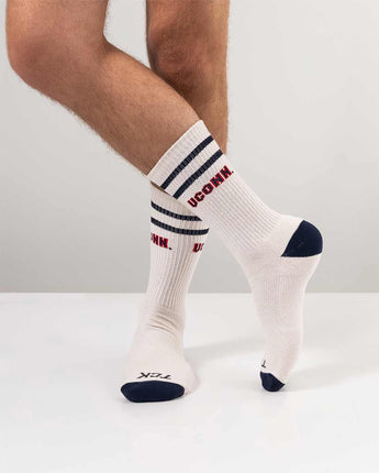 UConn Huskies | Vintage | NCAA Mens and Womens Soft Cotton Sock