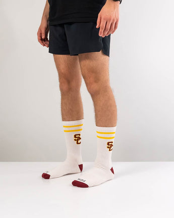 USC Trojans | Vintage | NCAA Mens and Womens Soft Cotton Sock