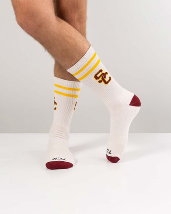 USC Trojans | Vintage | NCAA Mens and Womens Soft Cotton Sock