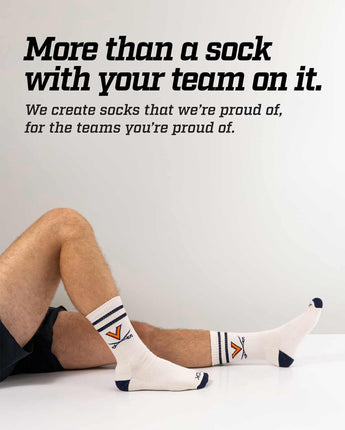Virginia Cavaliers | Vintage | NCAA Mens and Womens Soft Cotton Sock