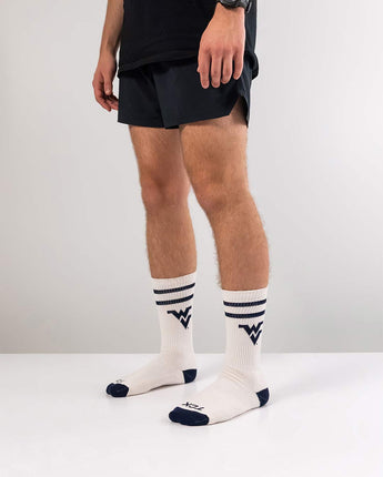 West Virginia Mountaineers | Vintage | NCAA Mens and Womens Soft Cotton Sock