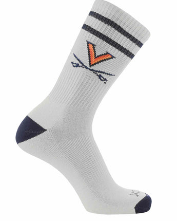 NCAA Vintage College Striped Socks - Virginia Cavaliers (Large)