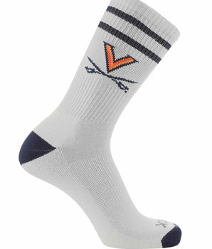 TCK socks Virginia Cavaliers / Large Virginia Cavaliers | Vintage | NCAA Mens and Womens Soft Cotton Sock