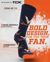 TCK socks Virginia Cavaliers Mayhem Crew Socks (Made in USA)