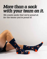 TCK socks Virginia Cavaliers Mayhem Crew Socks (Made in USA)