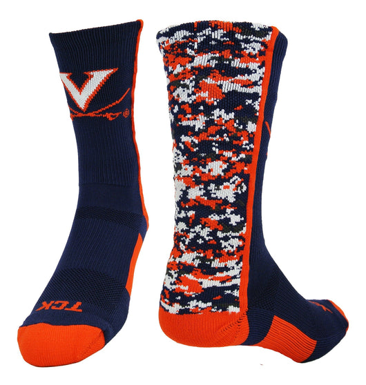 TCK socks Virginia Cavaliers Socks Digital Camo Crew