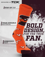 Virginia Tech Hokies Mayhem Crew Socks (Made in USA)