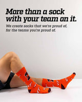 TCK socks Virginia Tech Hokies Mayhem Crew Socks (Made in USA)