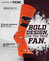 TCK socks Virginia Tech Hokies Mayhem Crew Socks (Made in USA)