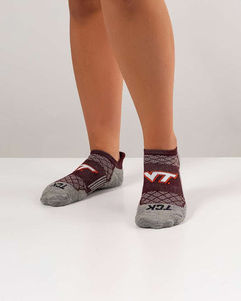 TCK socks Virginia Tech Hokies Tour No Show Tab Socks - Made in USA