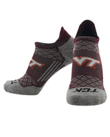 TCK socks Virginia Tech Hokies Tour No Show Tab Socks - Made in USA