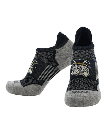 Wake Forest Demon Deacons No Show Tour Socks - Made in USA
