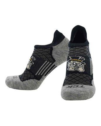 TCK socks Wake Forest Demon Deacons / Large Wake Forest Demon Deacons No Show Tour Socks - Made in USA