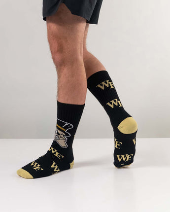 TCK socks Wake Forest Demon Deacons Mayhem Crew Socks (Made in USA)