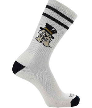 TCK socks Wake Forest / Large Wake Forest Demon Deacons | Vintage | NCAA Mens and Womens Soft Cotton Sock