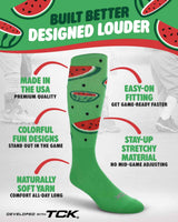TCK socks Watermelon Athletic Knee High Socks
