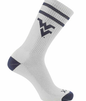 TCK socks West Virginia Mountaineers / Large West Virginia Mountaineers | Vintage | NCAA Mens and Womens Soft Cotton Sock