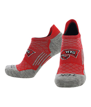 Western Kentucky Hilltoppers No Show Tour Socks - Made in USA