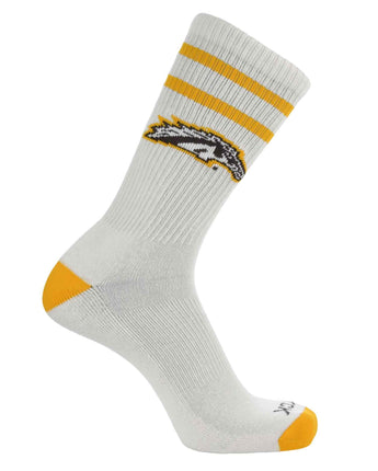 TCK socks Western Michigan Broncos / Large Western Michigan Broncos | Vintage | NCAA Mens and Womens Soft Cotton Sock