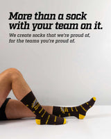 TCK socks Western Michigan Broncos Mayhem Crew Socks (Made in USA)