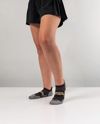 TCK socks Western Michigan Broncos Tour No Show Tab Socks - Made in USA